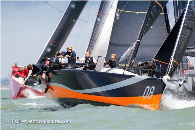 AAM Cowes Week – FAST40+ Race Circuit – 12 August, 2016 ©  Paul Wyeth / CWL